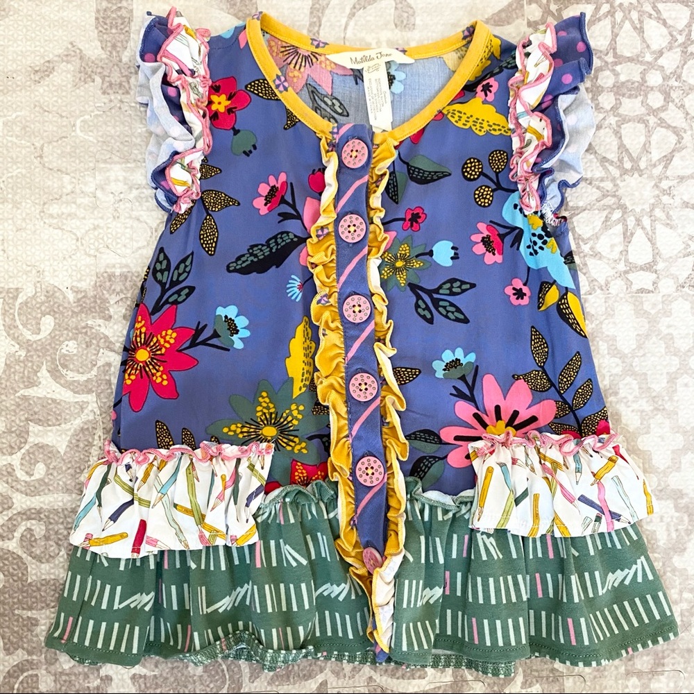 Matilda Jane girls color time tunic top 18-24 mo
